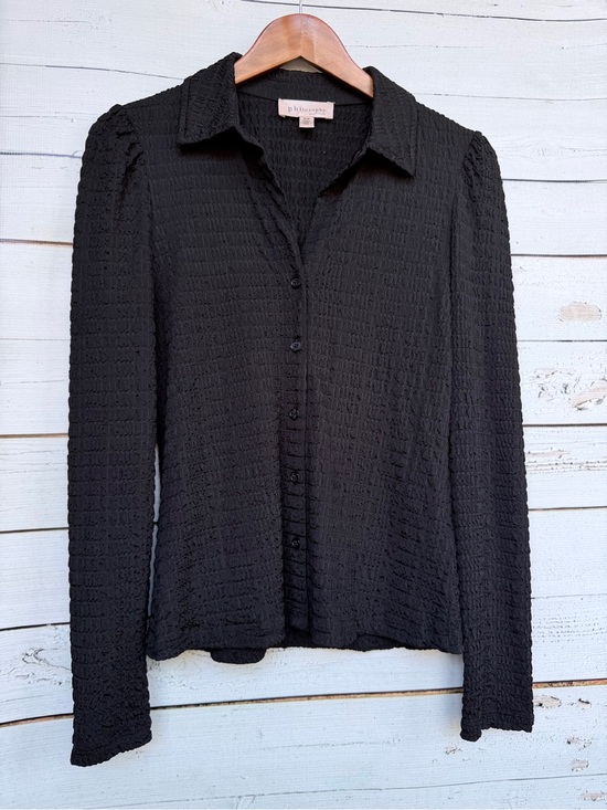 Philosophy Tops - Philosophy Republic Clothing Crinkle Textured Button Down Shirt Size M #Q707